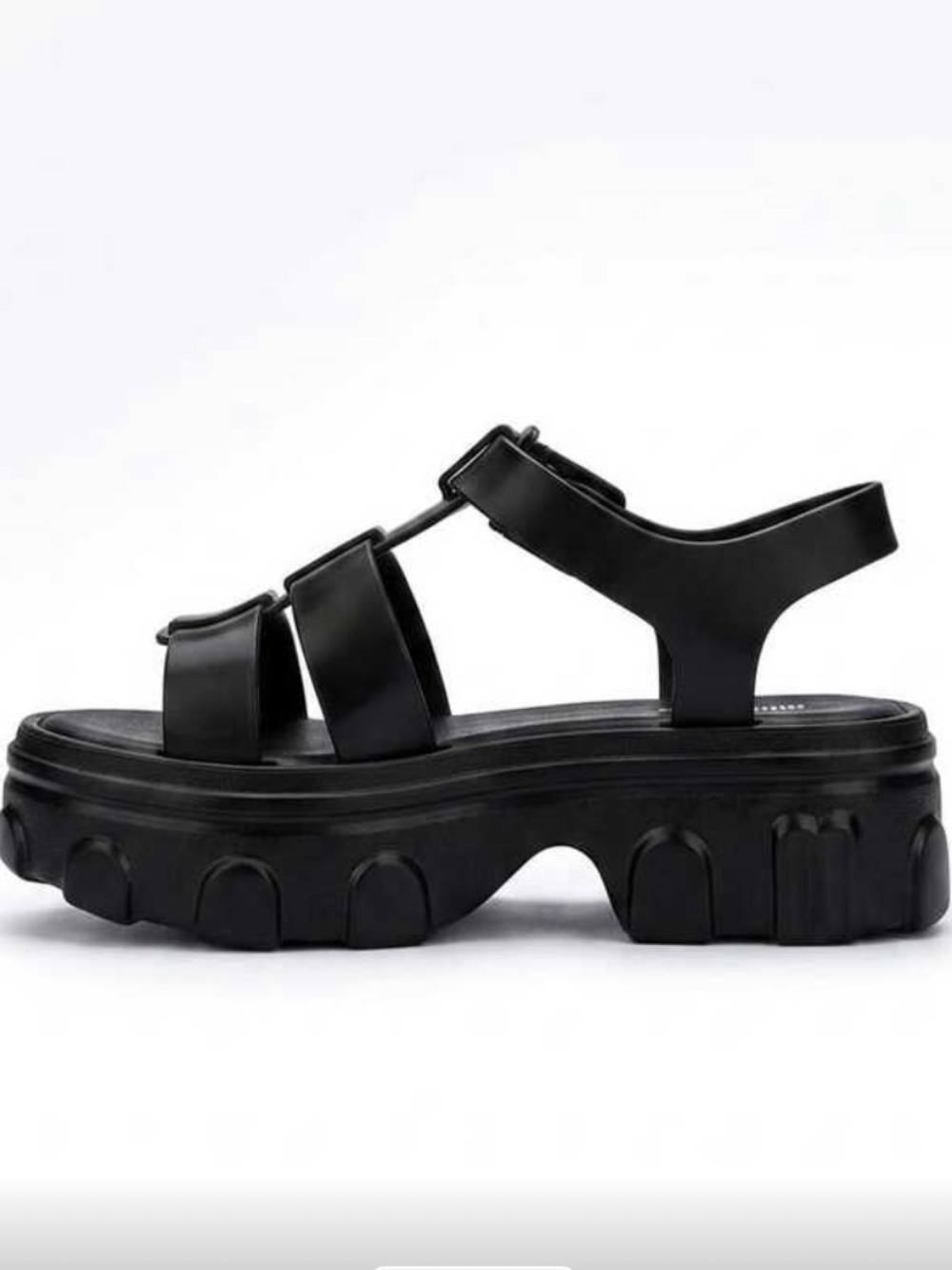 Melissa Black Chunky Platform Sandals for Women